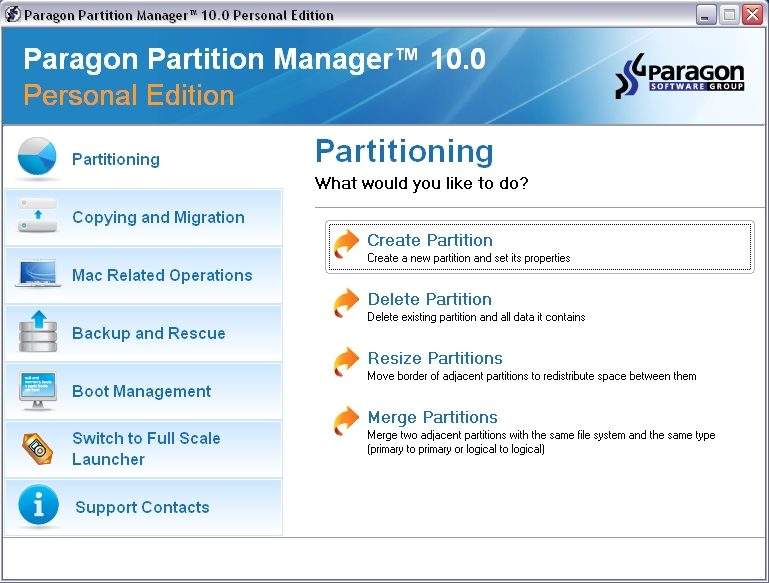 Paragon partition manager v8.5.1473 enterprise server edition